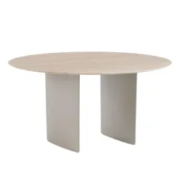 Tavolo allungabile e allargabile Lungo Largo con top in Ecolegno e base in metallo di Easyline