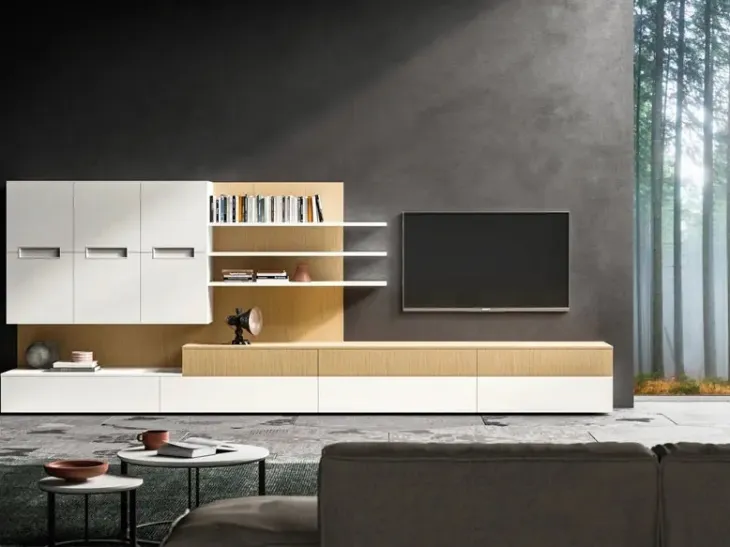 Parete Attrezzata Living T04 2023 di Gentili Cucine